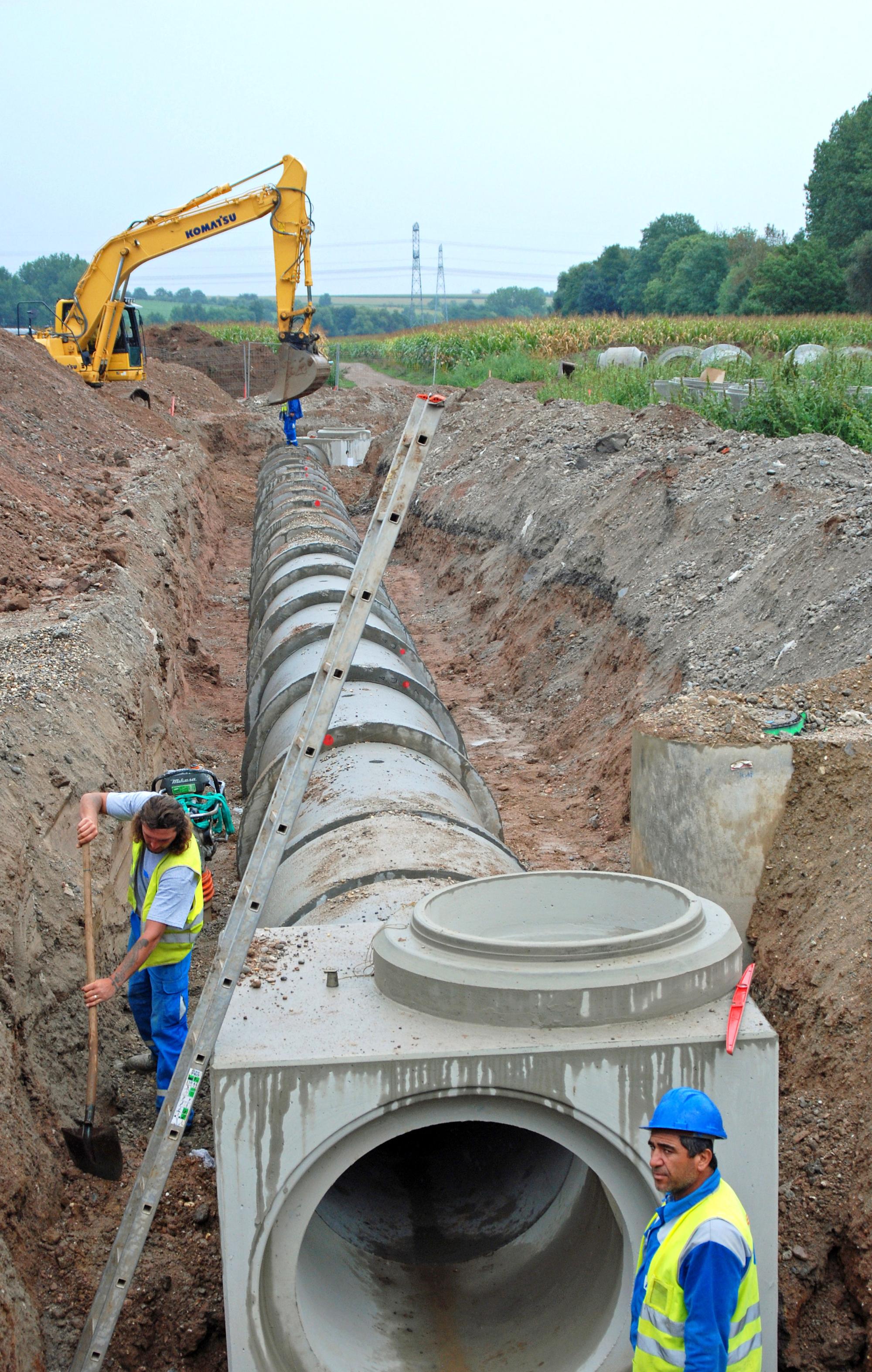 Travaux assainissement
